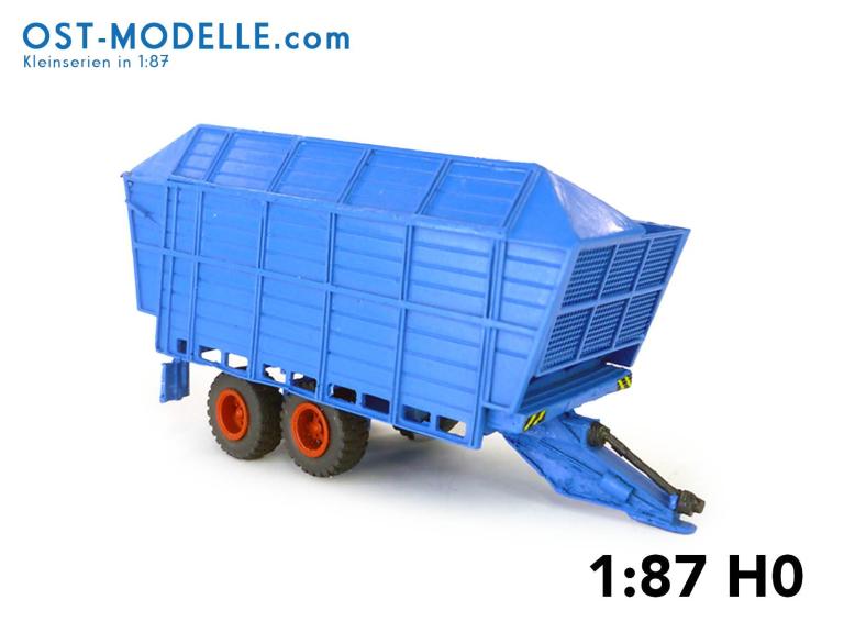 Preview: Fortschritt T088 Schwerguthäckselaufbau F997 - fortschrittblaurot